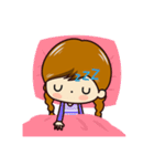 Little Pigtail Girl（個別スタンプ：36）