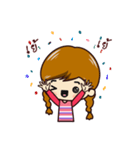 Little Pigtail Girl（個別スタンプ：38）