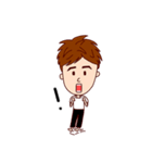 Johnny ＆ Jenny diary - Johnny（個別スタンプ：2）