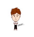 Johnny ＆ Jenny diary - Johnny（個別スタンプ：4）