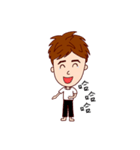 Johnny ＆ Jenny diary - Johnny（個別スタンプ：5）