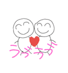 手書き絵文字風（個別スタンプ：4）