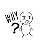 手書き絵文字風（個別スタンプ：6）