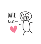 手書き絵文字風（個別スタンプ：8）