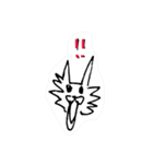 ノートに描いた にゃんだふるワールド（個別スタンプ：5）