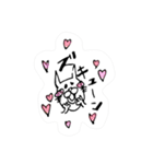 ノートに描いた にゃんだふるワールド（個別スタンプ：9）