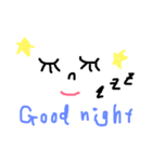 手書き顔スタンプ（個別スタンプ：6）