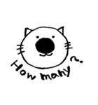 鉛筆猫 / 5W3H（個別スタンプ：7）