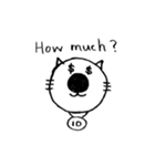 鉛筆猫 / 5W3H（個別スタンプ：8）