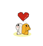 love monnyang puppy II（個別スタンプ：5）