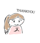 Poppy moody girl（個別スタンプ：7）