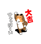 年末年始×犬（個別スタンプ：15）