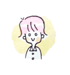 Pink Cotton Candy Boy（個別スタンプ：1）