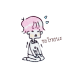 Pink Cotton Candy Boy（個別スタンプ：25）