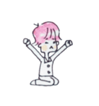 Pink Cotton Candy Boy（個別スタンプ：26）