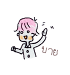 Pink Cotton Candy Boy（個別スタンプ：40）