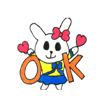 ラビうさ（個別スタンプ：1）