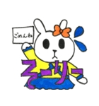 ラビうさ（個別スタンプ：4）