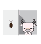 mini white buffalo（個別スタンプ：19）