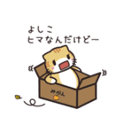 よしこ専用 名前スタンプ【貝ねこ】（個別スタンプ：23）