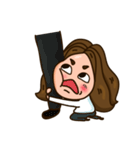 Temtem the moody girl（個別スタンプ：16）
