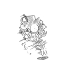 ラフゆる（個別スタンプ：3）