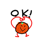 quote orange（個別スタンプ：6）