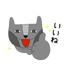 ねこじん（個別スタンプ：9）