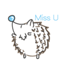 Blue nose hedgehog-NongNong（個別スタンプ：27）