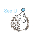 Blue nose hedgehog-NongNong（個別スタンプ：29）