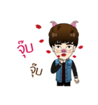Mr. Cap Moo（個別スタンプ：14）