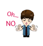 Mr. Cap Moo（個別スタンプ：16）