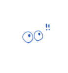 かわいい青（個別スタンプ：22）