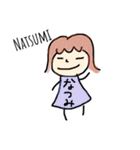 stamps for Natsumi（個別スタンプ：1）