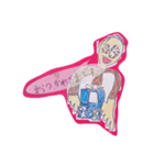 ラクガキッズ（個別スタンプ：5）