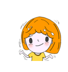 NongSom simple girl（個別スタンプ：1）