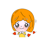 NongSom simple girl（個別スタンプ：5）