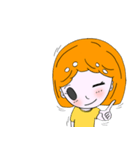 NongSom simple girl（個別スタンプ：6）