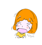 NongSom simple girl（個別スタンプ：16）