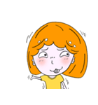 NongSom simple girl（個別スタンプ：17）