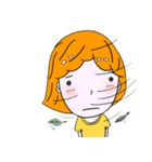 NongSom simple girl（個別スタンプ：21）