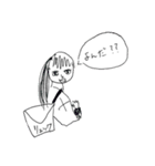 らくがきスタンプ☝️（個別スタンプ：13）