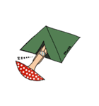 キノコキャンプ（個別スタンプ：14）