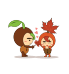 Plolo ＆ Plilo daily love life（個別スタンプ：1）
