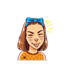 Niura the Moody Girl（個別スタンプ：7）