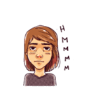 Niura the Moody Girl（個別スタンプ：8）