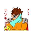 隣のウザ男くん（脳内ヒーローVer.）（個別スタンプ：9）