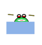 A croak frog is waiting for your concern（個別スタンプ：3）