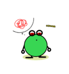 A croak frog is waiting for your concern（個別スタンプ：4）