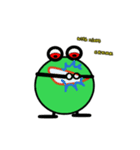 A croak frog is waiting for your concern（個別スタンプ：6）